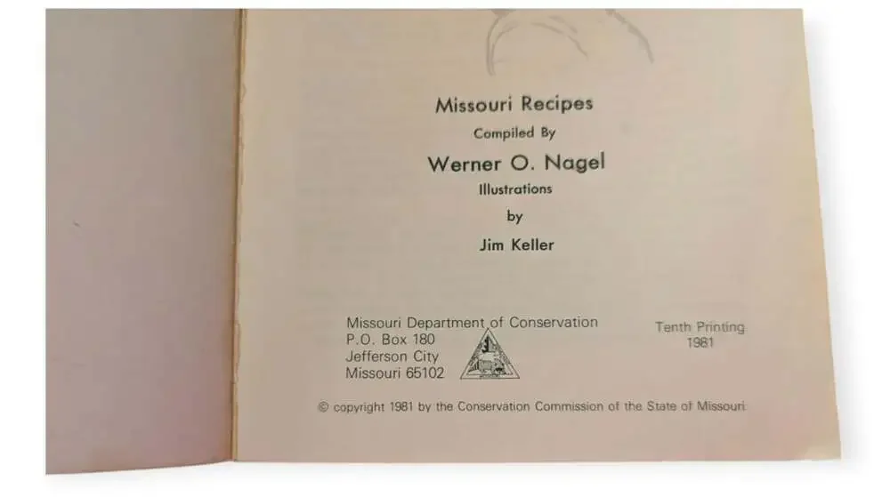 Cy Littlebee's Guide to Cooking Fish and Game MO Department of Conservation 1981